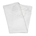 Clevamama Splash and Wrap Baby Bath Towel (Soft Cotton, White