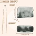 thumbnail image 4 of FORMRS Women Crossbody Purse with Chain Strap Vegan Leather Shoulder Handbag, Foggy Forest, 4 of 7