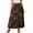 B-Multi Green, variant on UVN Skirts for Women Summer Chiffon Pleated A-Line Long Skirt Elastic High Waist Swing Tiered Boho Beach Floral Print Maxi Skirts