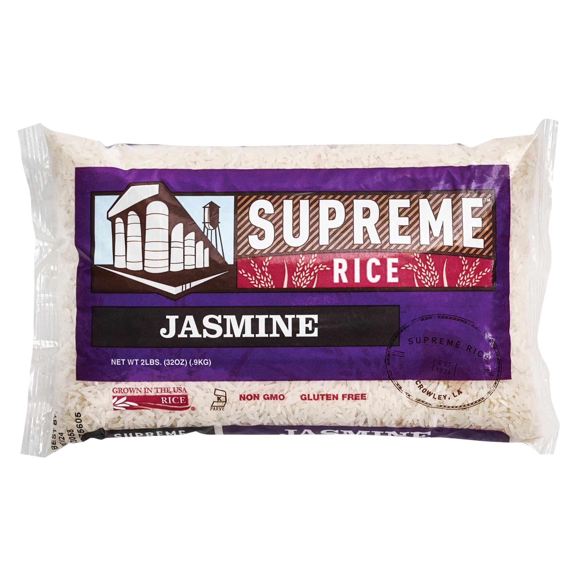 (3 pack) Supreme Rice 2lb Bag of Aromatic Jasmine Rice
