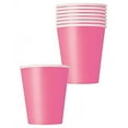 thumbnail image 4 of Hot Pink Solid Paper Cups Set - 9 oz Pack of 8 - Elegant & Eco-Friendly Party Drinkware - Perfect for Birthdays, Showers, & Special Celebrations, 4 of 4