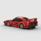 thumbnail image 3 of Compatible con Lego pequeñas partículas coche deportivo de carreras rojo juguetes para niños bloques de bricolaje tecnología rompecabezas, 3 of 5