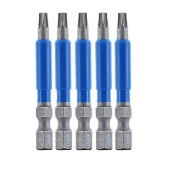 Wiha 2 Inch Terminatorblue Impact Bit, Torx T15, 5 Pieces