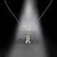 thumbnail image 5 of Collar elegante con colgante de cinta de mariposas para el Día del Cuidado de la Mujer, 5 of 6