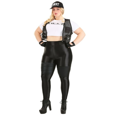 Plus Size Women's SWAT Officer Costume