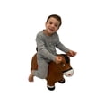 thumbnail image 2 of BounceZiez Inflatable Brown Horse Animal Hopper Giftable Toy for Children Ages 3+ by Waloo  Products, 2 of 8