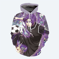 thumbnail image 4 of Sudadera con capucha de Anime Blue Lock para hombre, de gran tamaño, con estampado 3D, moda de Anime, sudadera informal, ropa de invierno de Anime, 4 of 5