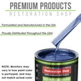 thumbnail image 4 of Cosmic Blue Metallic Quart Kit Low VOC URETHANE BASECOAT Car Auto Body Paint Kit, 4 of 6