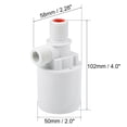 thumbnail image 2 of Válvula de bola flotante G1/2 rosca plástica vertical automática de llenado sensor de control de nivel de agua con filtro, 2 of 4