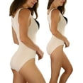 thumbnail image 2 of ToBeInStyle Women's Open Bust Shoulder Strap Body Shapewear, 2 of 7