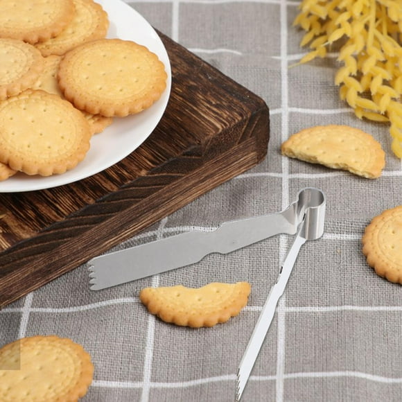 SWETRACE 4Ud Pinzas Buffet De Acero Inoxidable Para Cocina Antideslizantes Y Resistentes En Color Plata