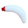 thumbnail image 3 of 100 Pcs Maggot Grub Soft Fishing Lure False Bread Worm low Shrimps Bait, 3 of 10