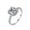 Silver, variant on CILENON Square Diamond Ring For Women S925 Ring Zircon Couple Square Diamond Ring (Silver,7)