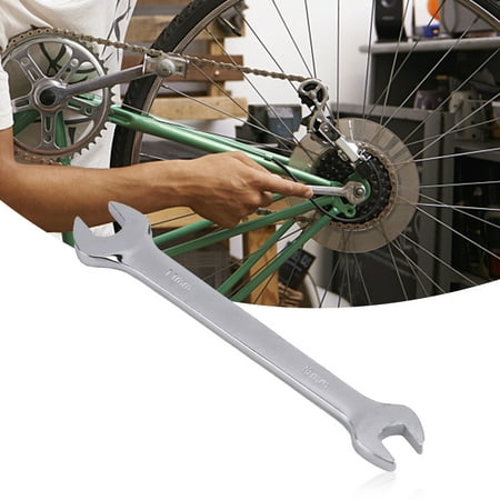 

Enjoymall 5.5-24mm Anti-Rust Open End Wrench High Hardness Repair Tool Multiple Sizes Double Open End Wrench for Auto Repair