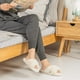 thumbnail image 4 of Zapatillas de mujer Zapatillas de felpa cálidas Zapatillas Sanda de piel deslizante, 4 of 5