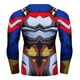 thumbnail image 2 of Playera Camisa All Mighty Anime Hero Academia Licra Cosplay, 2 of 3