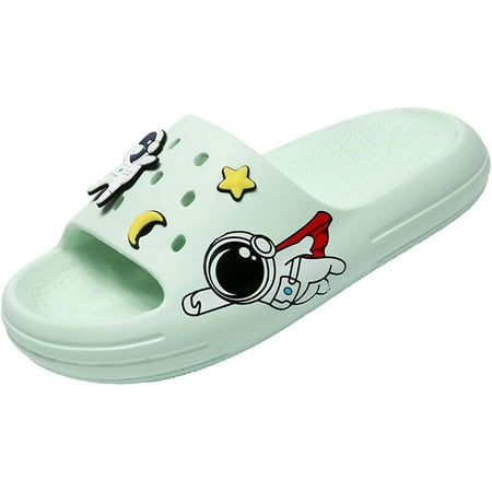 

Slide Sandals for Boys and Girls Anti-Slip Pillow Slippers Ultra Light Home Slippers Shower Summer Sandals Water Shoes (Little Kid/Big Kid)