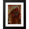 thumbnail image 2 of Jan Matejko 11x14 Black Modern Framed Museum Art Print Titled - Sketch for the Painting ‘Wacław Wilczek During the Defence of the Benedictine Monastery in Trzebice in Moravia in 1468 Against Maciej K, 2 of 5