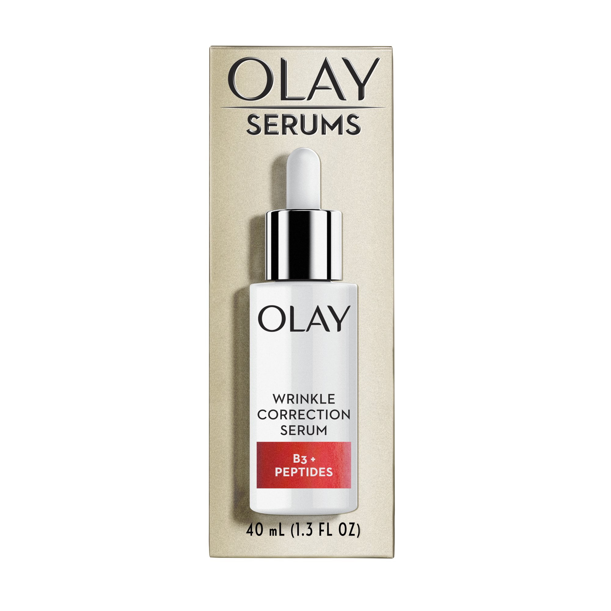 Olay Wrinkle Correction Serum with Vitamin B3+ Collagen Peptides, 1.3 Fl Oz *EN