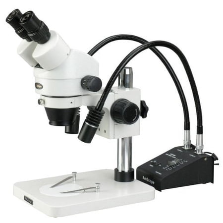 AmScope SM-1BSX-L6W Professional Binocular Stereo Zoom Microscope  WH10x Eyepieces  3.5X-45X Magnification  0.7X-4.5X Zo price history on PriceWatchPro