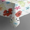 thumbnail image 3 of Pioneer Flower Floral Print Pattern Rectangle Tablecloth 60"x84",Waterproof Polyester Rectangle Table Cloth, Wipeable Spillproof Polyester Tablecloth for Dining, Camping, Indoor and Outdoor, 3 of 5