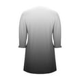 thumbnail image 7 of Qulqfy 3/4 Sleeve Womens Dresses Mini Casual Black Short Tunic V Neck Dresses Women Fall Dresses L, 7 of 7