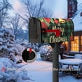 thumbnail image 6 of Christmas Winter Mailbox Covers Merry Christmas Checkered Mailbox Cover Green Buffalo Plaid Magnetic Mailbox Wraps Post Letter Box Cover 18X 21 for Garden Outdoor Decor, 6 of 6