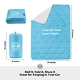 thumbnail image 3 of Manta STOVER de forro polar impermeable 200 x 140 cm, color azul cielo, 3 of 7