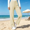 thumbnail image 5 of Sevevn Women's Drawstring High Waist Wide Leg Casual Lounge Pants with Side Pockets, 5 of 6