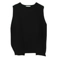 thumbnail image 1 of Jumpingount Primavera otoño mujer chaleco tejido portátil lavable Color sólido elegante moda térmica niñas sin mangas suéter ropa Prendas para la parte del cuerpo Negro XXL Jumpingount AP013743-08, 1 of 6