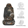 thumbnail image 4 of Wukai Leopard On Tree Branch Full Set Car Seat Covers with Soft Padding Universal Auto Front Seats Protector and Cushion Mat, 4 of 5