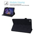 thumbnail image 3 of Tarise Galaxy Tab A8 10.5 inch Case, Embossed PU Leather Shockproof Folio Stand Shell Pen Holder Slim Cover Case for Samsung Galaxy Tab A8 10.5" Tablet 2022 Model SM-X200 X205 X207, Black, 3 of 6