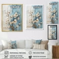 thumbnail image 4 of Designart "Escaping Among White Dogwood Blossoms V" Dogwood Floater Framed Canvas Wall Art, 4 of 5