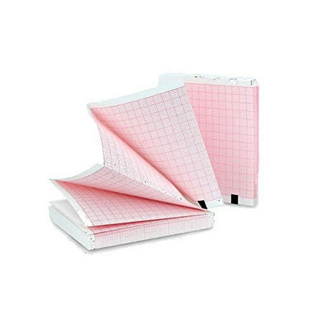 Zoll DM3, M-SERIES - 90MM x 90MM (200 Sheets) Red, OEM: 8000-80003, Z-FOLD (Pack of 10 Pads)