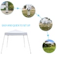 thumbnail image 2 of Outside Gazebo Canopy 10' x 10' Canopy Tent, Folding Canopy Tent for House Party, Waterproof Folding Portable Canopy Tent, Heavy Duty Folding Canopy Sun Shelter with 4 Adjustable Pull Strings, S10295, 2 of 9