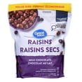 thumbnail image 1 of Raisins secs au chocolat au lait Great Value, Casher, Fabriqué au Canada, 908 g, 1 of 5