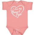 thumbnail image 3 of Inktastic I Love My Nana and Papa in White Chalk Heart Boys or Girls Baby Bodysuit, 3 of 5