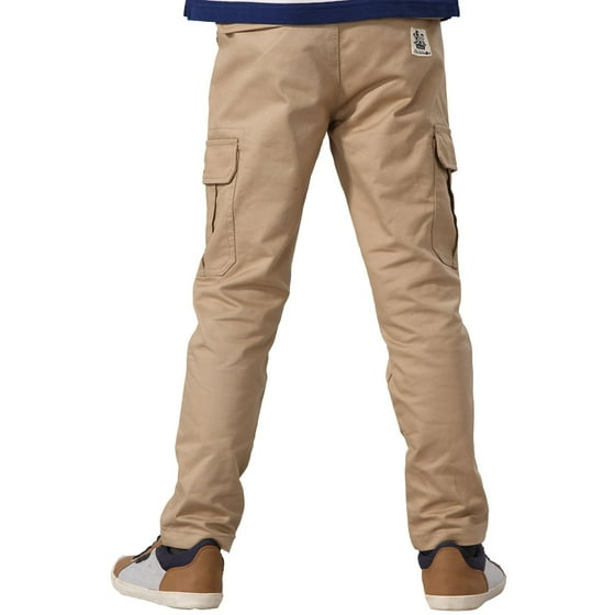 husky uniform pants elastic waist
