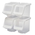 thumbnail image 6 of Buddeez Stackable Treat Bin Container Large Storage Pets Office Crafts 00130, 8-Pack, 6 of 8