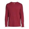 thumbnail image 5 of Athletic Works Men's and Big Men's Active Long Sleeve Soft Blend Tee, Sizes up to 5XL, 5 of 5