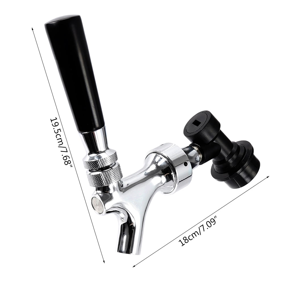8 thread Adjustable Beer Tap Faucet with Ball Lock Home Brew Beer Keg Tap G5 