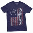 thumbnail image 5 of Men's USA Patriotic T-shirt 1776 Originalist T-shirt constitution 4th of July Patriotic American Tee (4X-Large Grey), 5 of 7