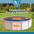 thumbnail image 3 of SmartLine 18' Round Seaside Lagoon Overlap Above Ground Swimming Pool Liner, 54" Height, 25 Gauge, 3 of 6