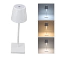 thumbnail image 1 of LED Battery Table Lamp Touch Dimmable 3 Colors 3 Brightness Levels Table Lamp Modern Simple  LED Table Lamp for Restaurant Bar Hotel Dining Table Bedroom, 1 of 7
