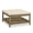 Summer Sand, variant on SONGMICS Storage Ottoman with Solid Wood Frame, Square Upholstered Ottoman, Tufted Cushion, Easy Assembly, 31.5 x 31.5 x 17.7 Inches, Slate Gray