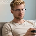 thumbnail image 6 of Joopin Blue Light Glasses Men Anti Eyestrain Lightweight TR90 Frame Computer Gaming Blue Light Blocking Glasses for Women UV400, 6 of 8
