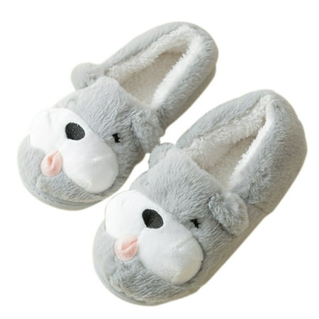 

NUOLUX 1 Pair Useful Bedroom Shoes Household Cotton Shoes Anti-skid Warming Slippers