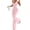 Pink, variant on Stylish Leopard Print Sleeveless Jumpsuit for Women - Perfect for Casual and Evening Wear Pink S