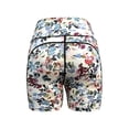 thumbnail image 4 of VNKIDY Womens High Waist Yoga Shorts With Fashion Casual Print Side Pockets Stretch For Workout Running Beach Casual Summer Outings Versatile Shorts, 4 of 4