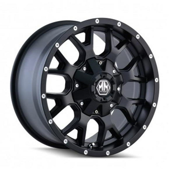 Mayhem 8015-7937MB 6-139.7- 6-135 PCD Warrior Matte Black Wheel